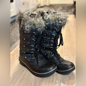 Sorel Faux Fur Lined Waterproof Snow Boots